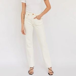 New SLVRLAKE London High Rise Straight Leg Jean